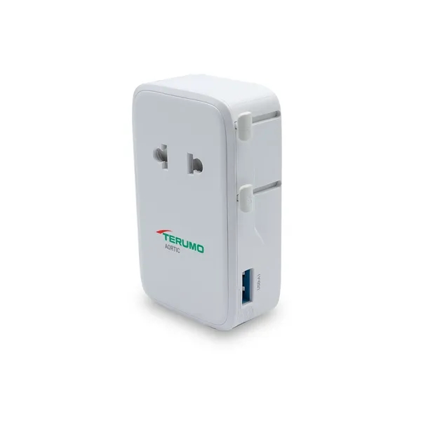 An international travel adapter with an ultra-slim form factor... from ASI 91435 Tomax USA