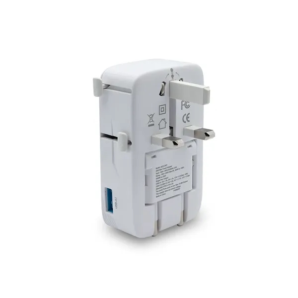 An international travel adapter with an ultra-slim form factor... from ASI 91435 Tomax USA
