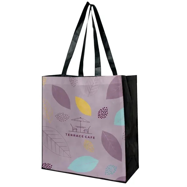 Full Gusseted Tote-Full Color Design on Front - Back Side is... from ASI 67557 LimeLight Ent / Limelight USA