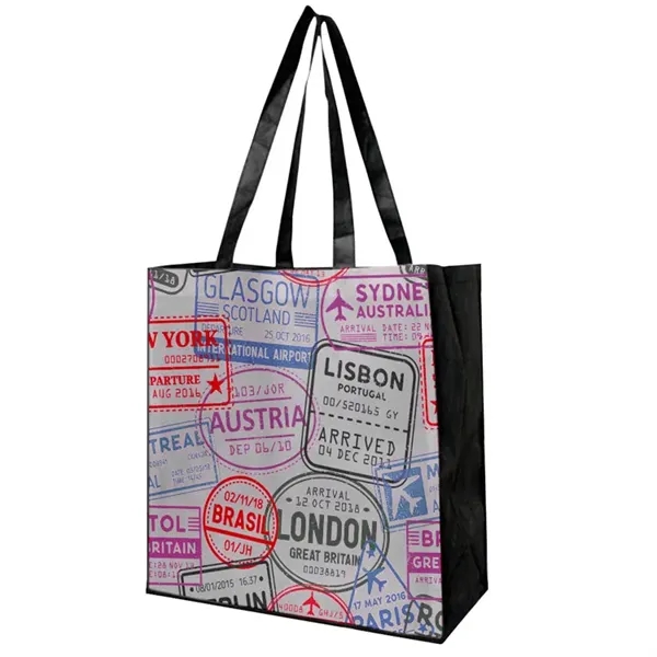 Full Gusseted Tote-Full Color Design on Front - Back Side is... from ASI 67557 LimeLight Ent / Limelight USA