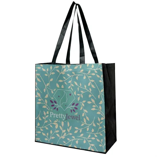 Full Gusseted Tote-Full Color Design on Front - Back Side is... from ASI 67557 LimeLight Ent / Limelight USA