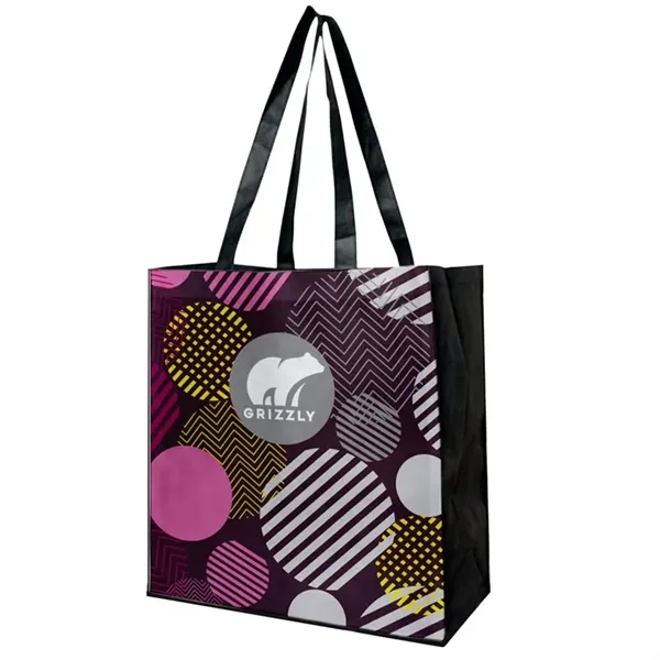 Full Gusseted Tote-Full Color Design on Front - Back Side is... from ASI 67557 LimeLight Ent / Limelight USA