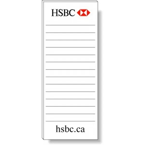 50 Page Magnetic Note-Pad. Offset printed in 1 custom Pantone colour... from ASI 87400 ArtechPro