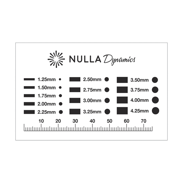 Custom white gloss plastic square corner tag, 0.020" thick.... from ASI 56950 Gill Studios Inc / Gill-Line®