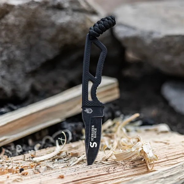 6.9"overall length. 3.3"420HC stainless steel fine edge drop point blade with... from ASI 46170 Compass Industries Inc