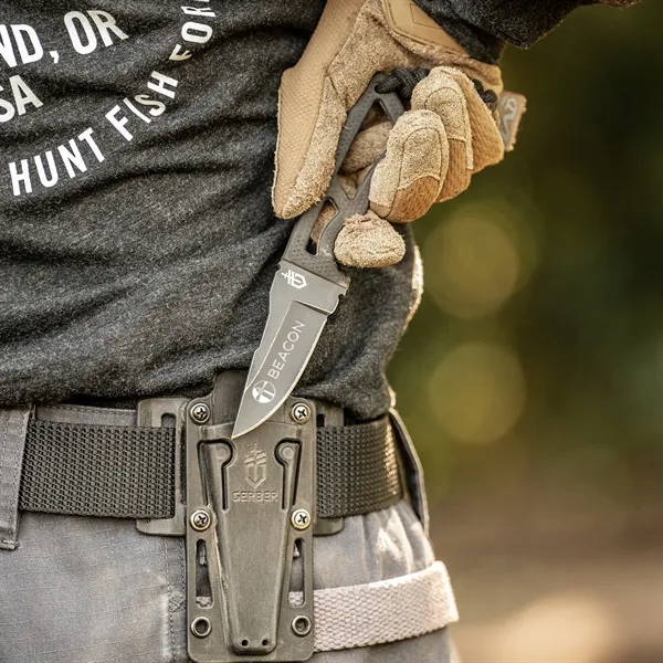 6.9"overall length. 3.3"420HC stainless steel fine edge drop point blade with... from ASI 46170 Compass Industries Inc