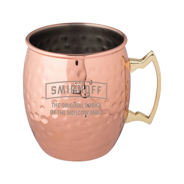 17 oz. Moscow Mule mug made of copper-plated stainless steel with... from ASI 57655 STOPNGO Line
