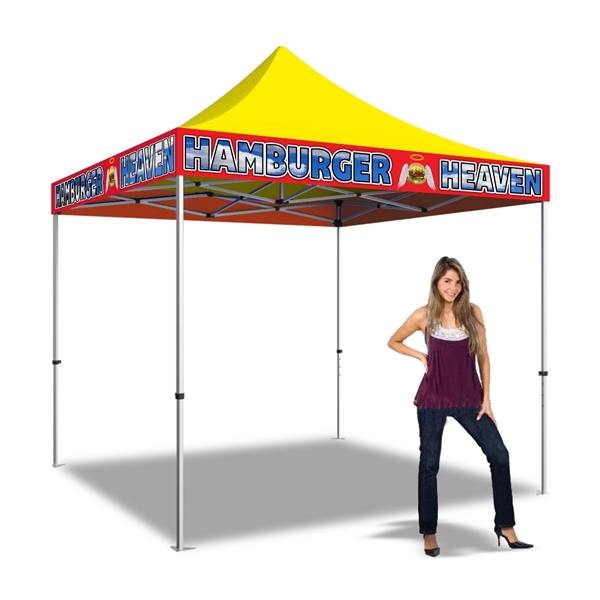 10' x 10' tent/canopy with one color graphics.... from ASI 30442 Above & Beyond Advertising Products / PromoAdLine