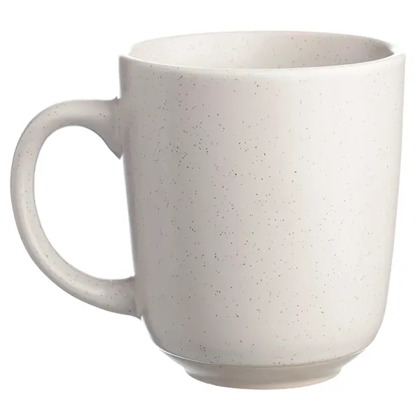 17 oz. speckled, bistro-style ceramic mug with easy comfort grip.... from ASI 39552 BEL Promo
