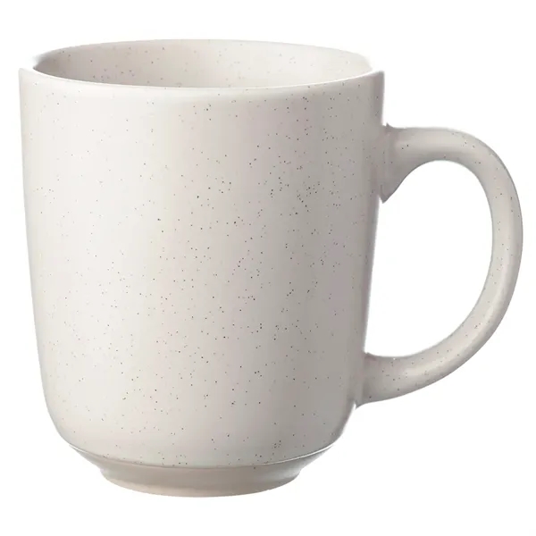 17 oz. speckled, bistro-style ceramic mug with easy comfort grip.... from ASI 39552 BEL Promo