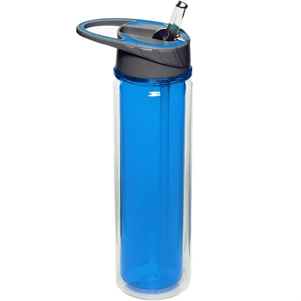 19 oz. double wall plastic sport bottle with screw-on cap and... from ASI 39552 BEL Promo