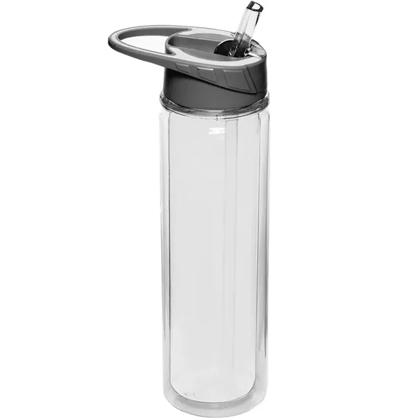 19 oz. double wall plastic sport bottle with screw-on cap and... from ASI 39552 BEL Promo