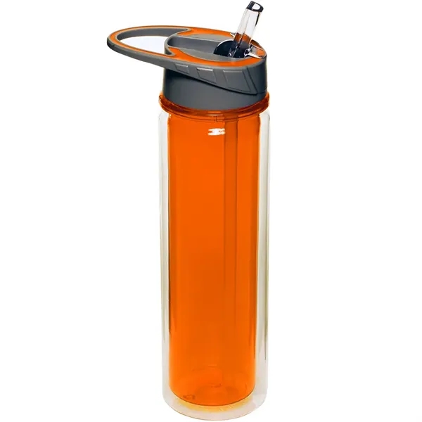 19 oz. double wall plastic sport bottle with screw-on cap and... from ASI 39552 BEL Promo