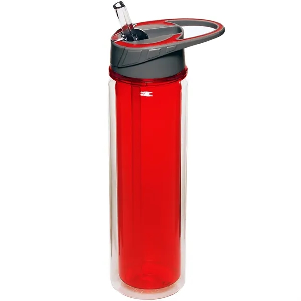 19 oz. double wall plastic sport bottle with screw-on cap and... from ASI 39552 BEL Promo