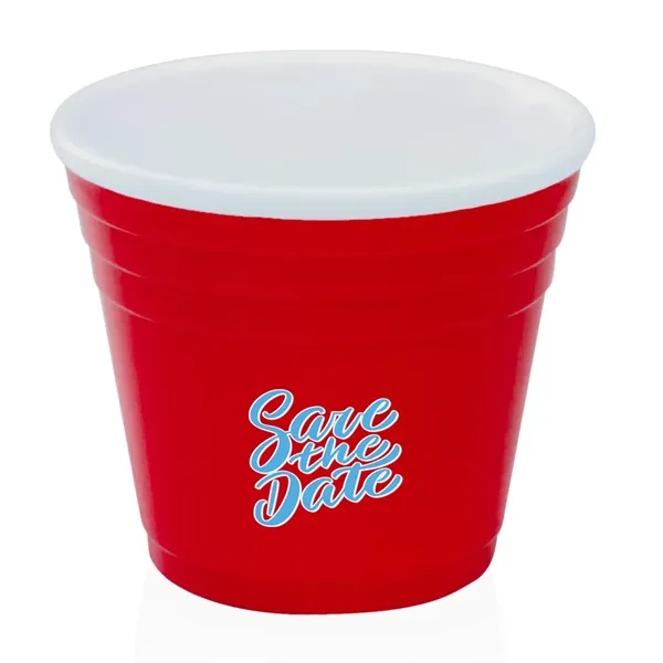 2 oz. party cup shot glasses made of hard plastic and... from ASI 39552 BEL Promo