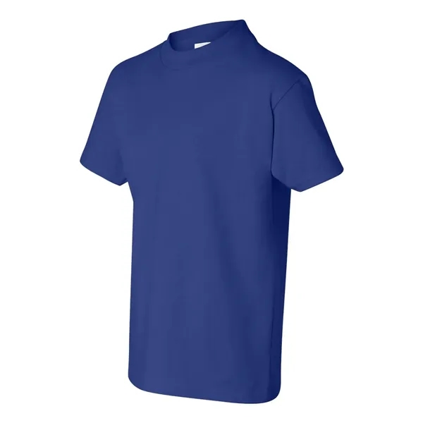 Youth short sleeve T-shirt with lay flat collar, and double-needle stitching.... from ASI 84358 S&S Activewear