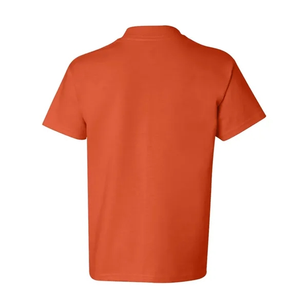 Youth short sleeve T-shirt with lay flat collar, and double-needle stitching.... from ASI 84358 S&S Activewear