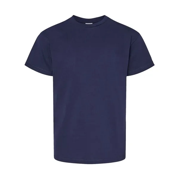 Youth short sleeve T-shirt made of 100% ComfortSoft® cotton with a... from ASI 84358 S&S Activewear