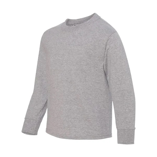 Youth long sleeve shirt with moisture wicking and double-stitched finishes.... from ASI 84358 S&S Activewear