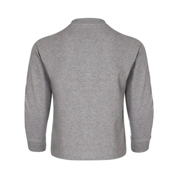 Youth long sleeve shirt with moisture wicking and double-stitched finishes.... from ASI 84358 S&S Activewear