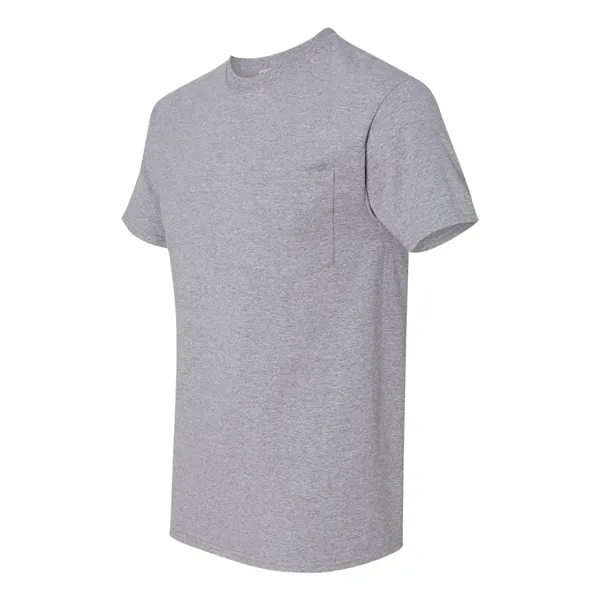 Adult heavyweight blend 5.6 oz., t-shirt with a left chest pocket.... from ASI 84358 S&S Activewear