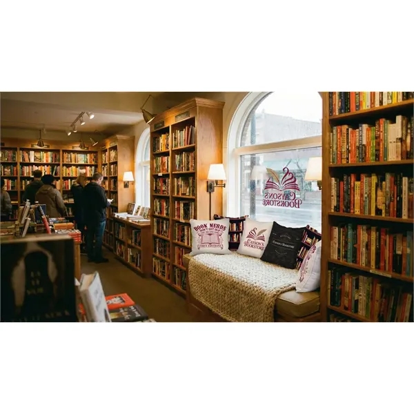 18" x 18" decorative pillow with single-sided, dye sublimation printed pillow... from ASI 87188 Showdown Displays