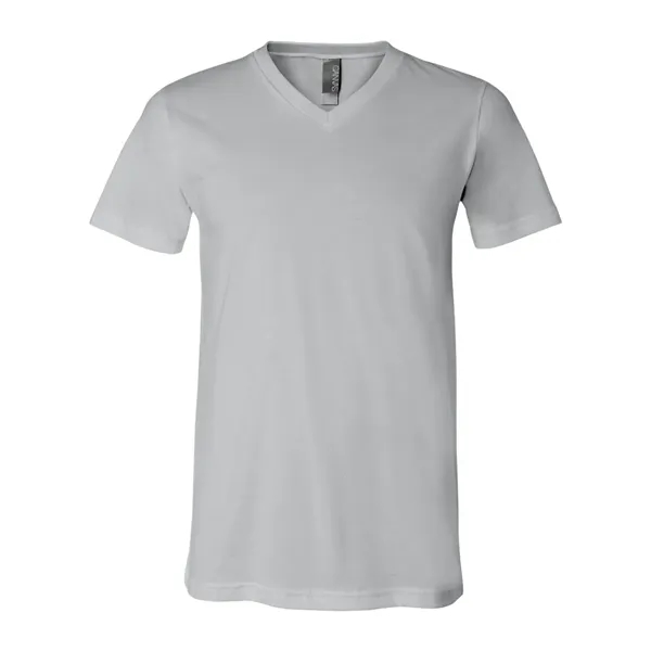 Adult short sleeve v-neck t-shirt with hemmed sleeves. Blank product.... from ASI 84358 S&S Activewear
