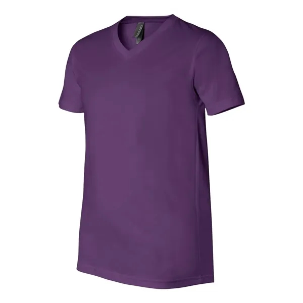 Adult short sleeve v-neck t-shirt with hemmed sleeves. Blank product.... from ASI 84358 S&S Activewear