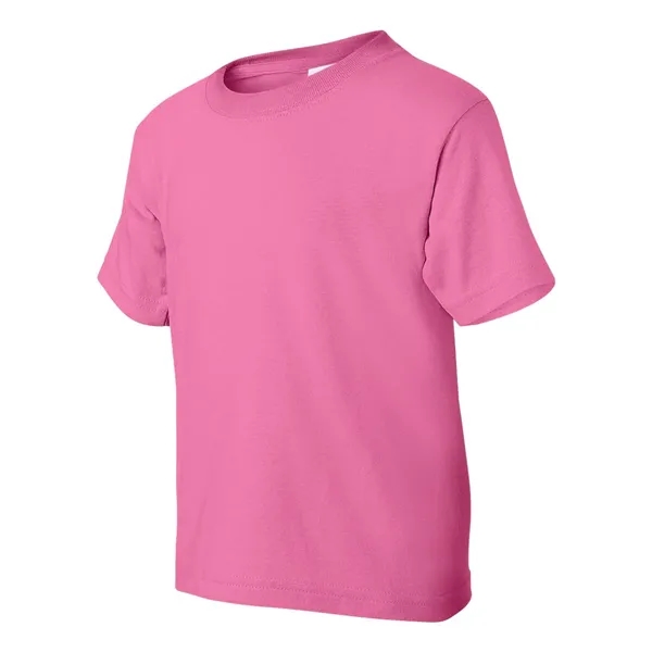 Youth 5.6 oz preshrunk 50% polyester / 50% cotton t-shirt. Blank... from ASI 84358 S&S Activewear