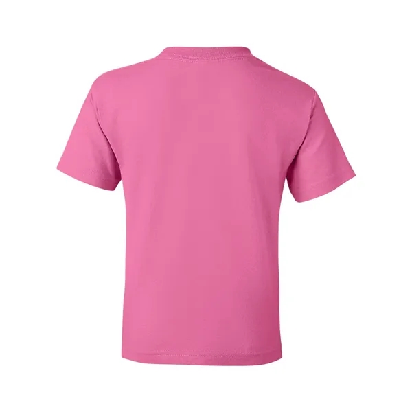 Youth 5.6 oz preshrunk 50% polyester / 50% cotton t-shirt. Blank... from ASI 84358 S&S Activewear