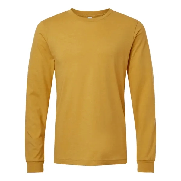 BELLA + CANVAS Unisex Heather CVC Long Sleeve Tee... from ASI 84358 S&S Activewear