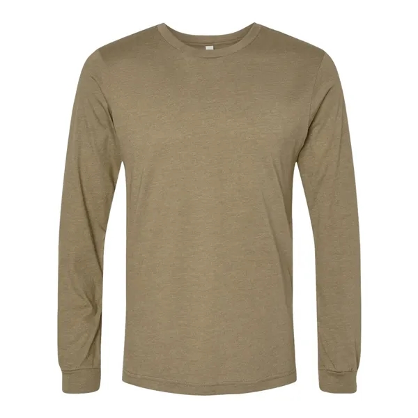 BELLA + CANVAS Unisex Heather CVC Long Sleeve Tee... from ASI 84358 S&S Activewear
