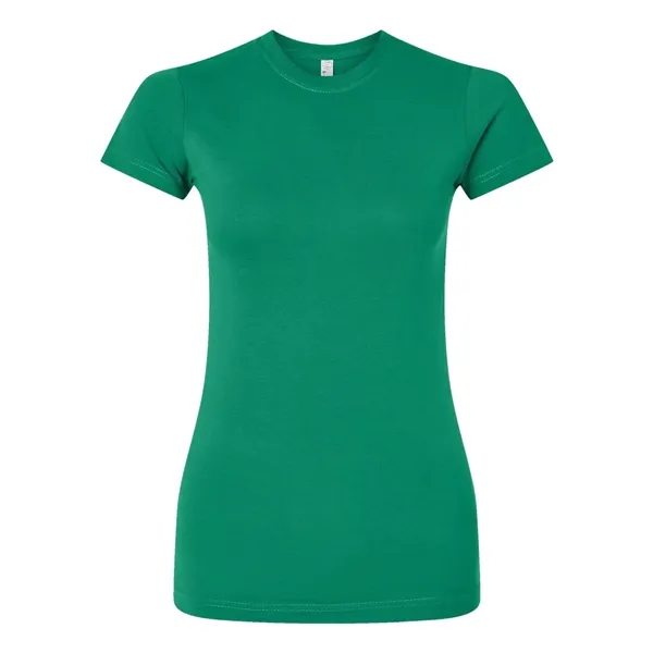 Juniors' fine jersey longer length T-shirt. 4.5 oz. Blank product.... from ASI 84358 S&S Activewear