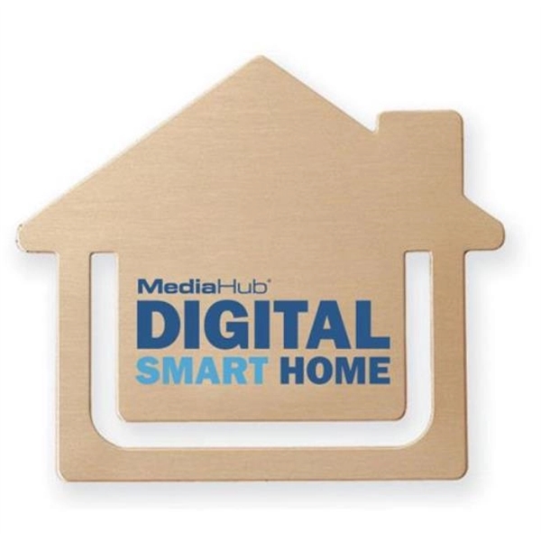 House shape silk screened bookmark clip.... from ASI 68760 Marken Industries / Marken Superb Case Superb Superb Line