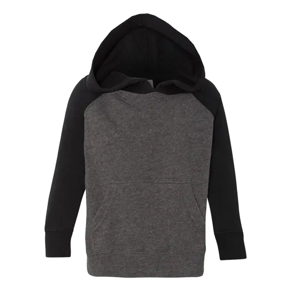 Raglan hooded pullover sweatshirt made of polyester/cotton and available in seven... from ASI 84358 S&S Activewear