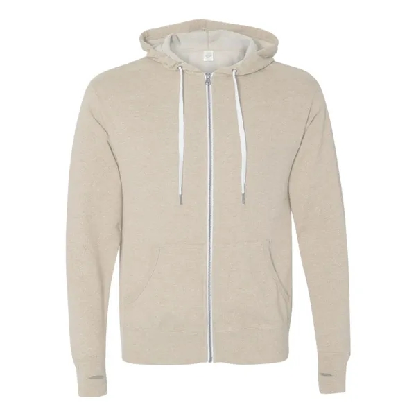 Unisex French terry heathered hooded sweatshirt Blank product.... from ASI 84358 S&S Activewear