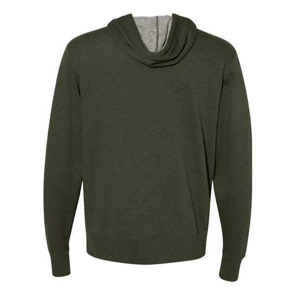 Unisex French terry heathered hooded sweatshirt Blank product.... from ASI 84358 S&S Activewear