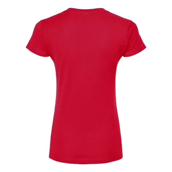 Tultex Women's Slim Fit Fine Jersey V-Neck T-Shirt... from ASI 84358 S&S Activewear