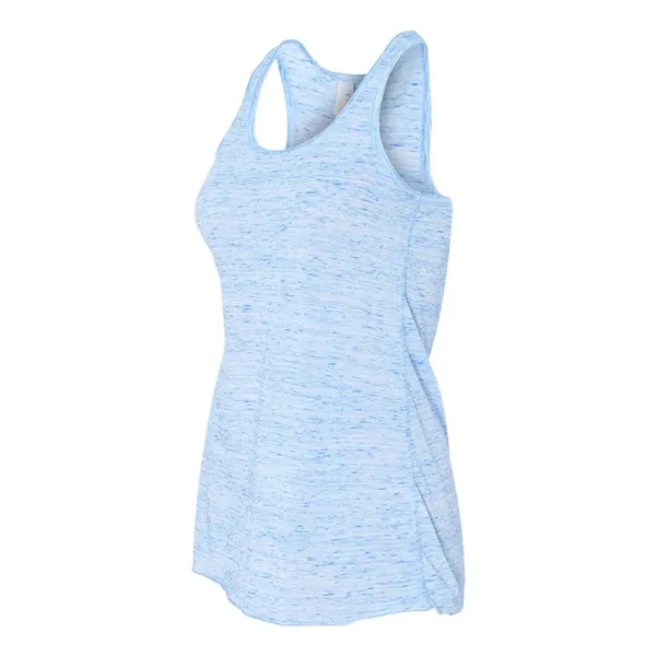 Women's flowy racerback tank top with several fabrications for different colors.... from ASI 84358 S&S Activewear