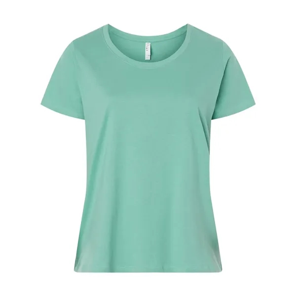 LAT Curvy Collection Women's Fine Jersey Tee... from ASI 84358 S&S Activewear