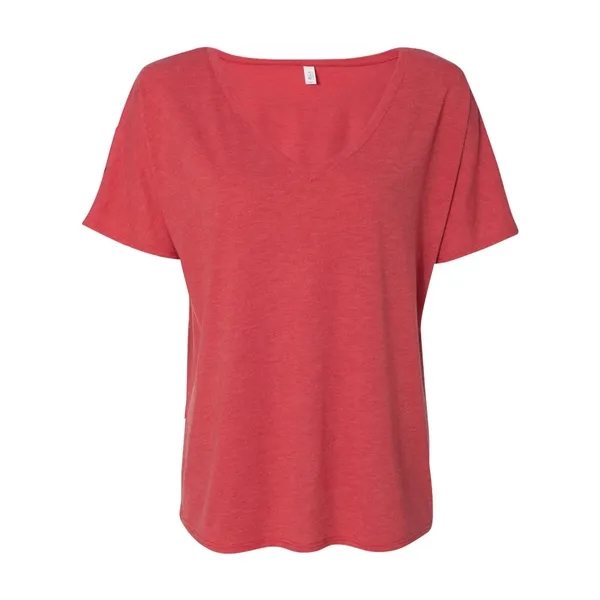Women's flowy V-neck drop sleeve shirt. Blank product.... from ASI 84358 S&S Activewear