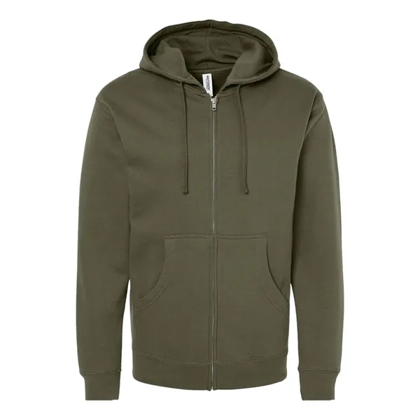 8.5 oz., 80% cotton / 20% polyester full-zip hood sweatshirt. Blank... from ASI 84358 S&S Activewear