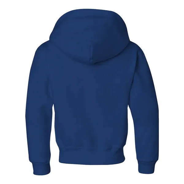 Youth 8.0 oz. 50% cotton/50% polyester hooded sweatshirt. Blank product.... from ASI 84358 S&S Activewear
