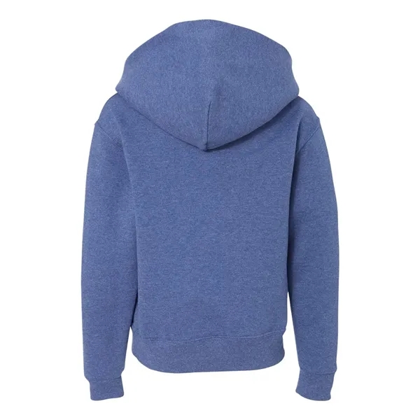 Youth 8.0 oz. 50% cotton/50% polyester hooded sweatshirt. Blank product.... from ASI 84358 S&S Activewear
