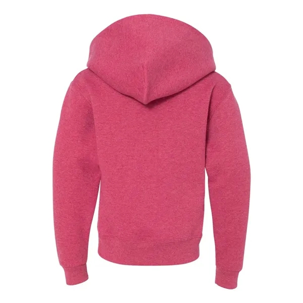 Youth 8.0 oz. 50% cotton/50% polyester hooded sweatshirt. Blank product.... from ASI 84358 S&S Activewear