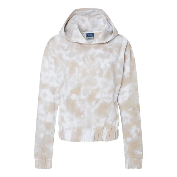 MV Sport Women's Sueded Fleece Tie-Dyed Crop Hooded Sweat...... from ASI 84358 S&S Activewear