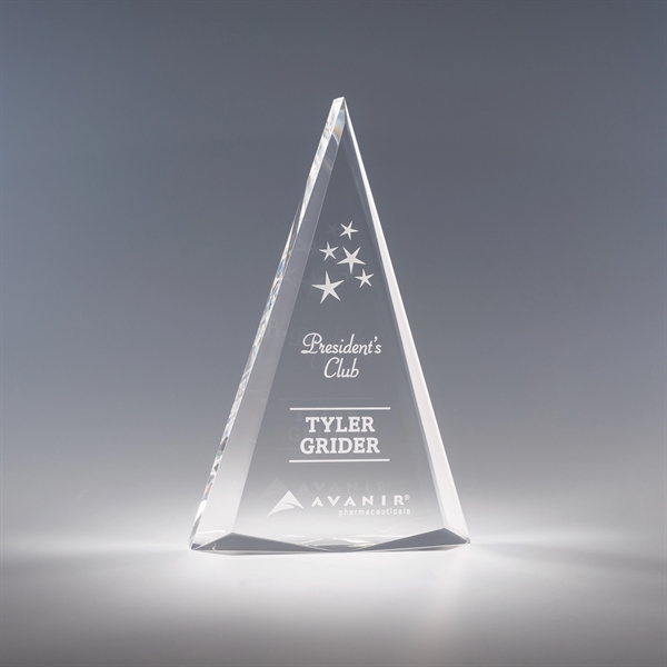 9" x 5.75" x 1.25" acrylic award with multi-dimensional shape and... from ASI 62985 J. Charles
