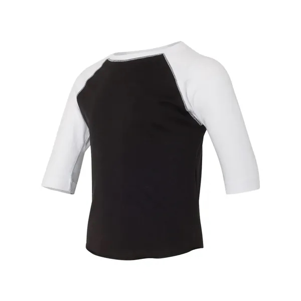Rabbit Skins Fine Jersey Toddler 3/4 Sleeve Baseball T-Shirt, blank.... from ASI 84358 S&S Activewear