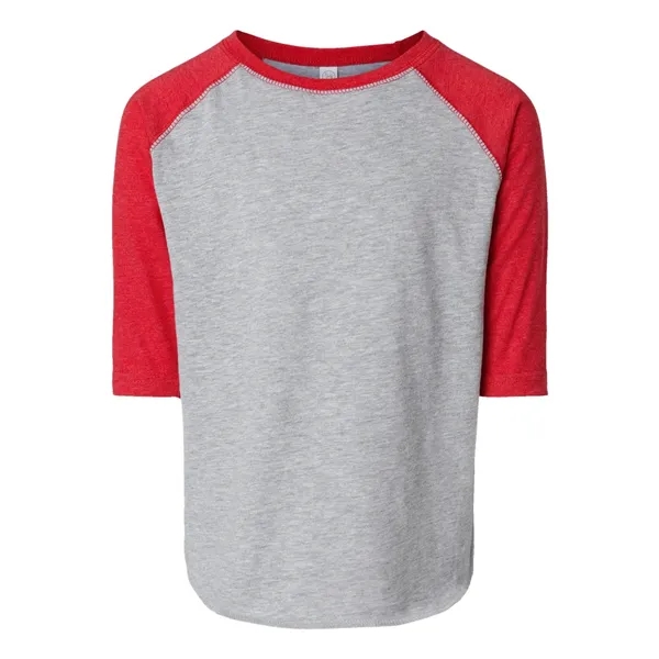 Rabbit Skins Fine Jersey Toddler 3/4 Sleeve Baseball T-Shirt, blank.... from ASI 84358 S&S Activewear