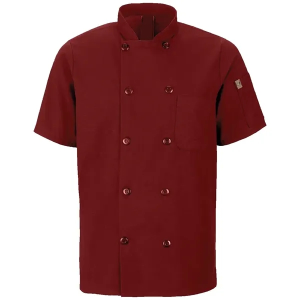 Chef Designs Mimix™ Short Sleeve Chef Coat with OilBlok... from ASI 84358 S&S Activewear